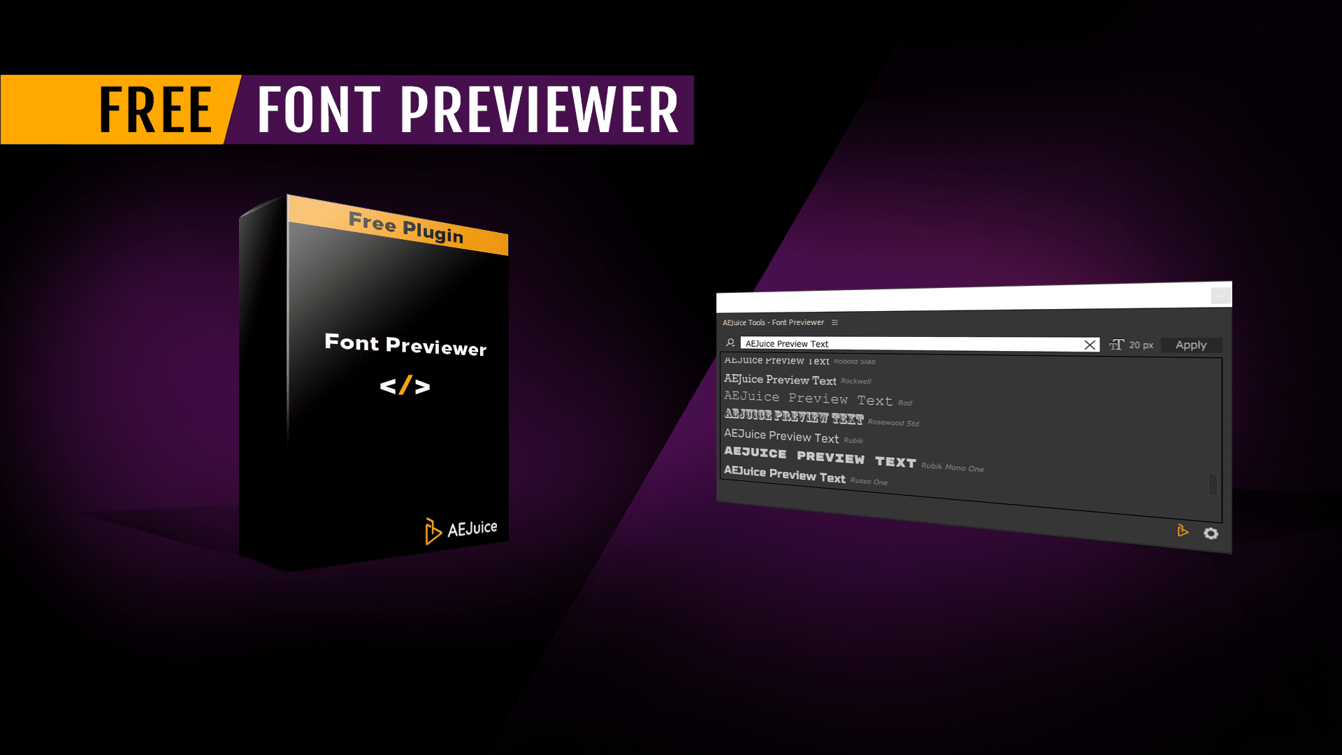 after effects font manager free download