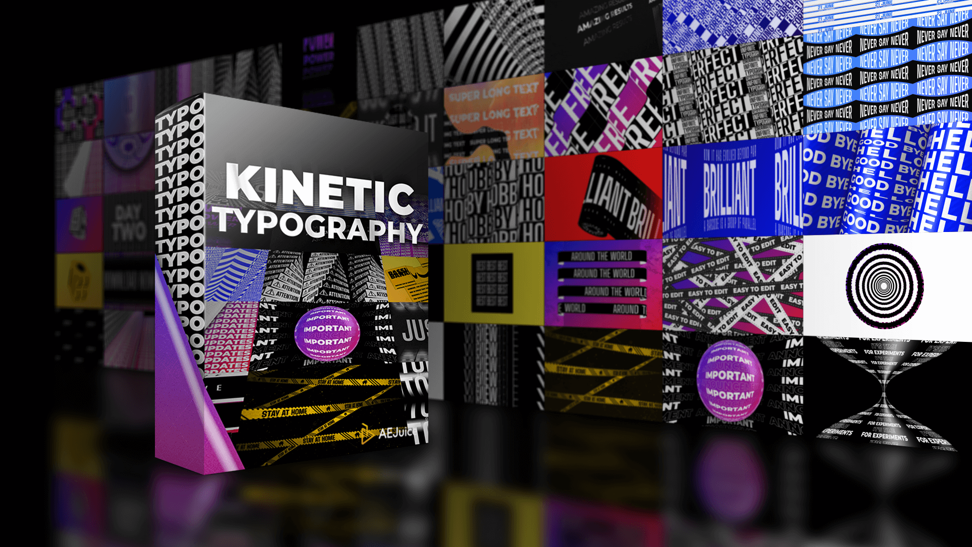 Kinetic Typography AEJuice