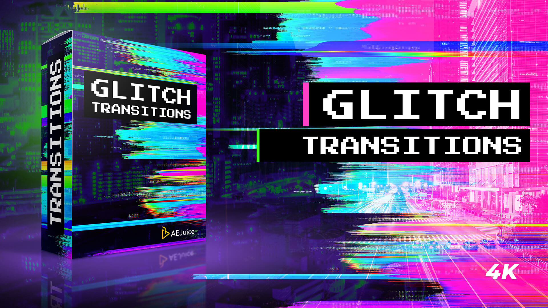 20 Glitch Transitions For Premiere Pro Free Download