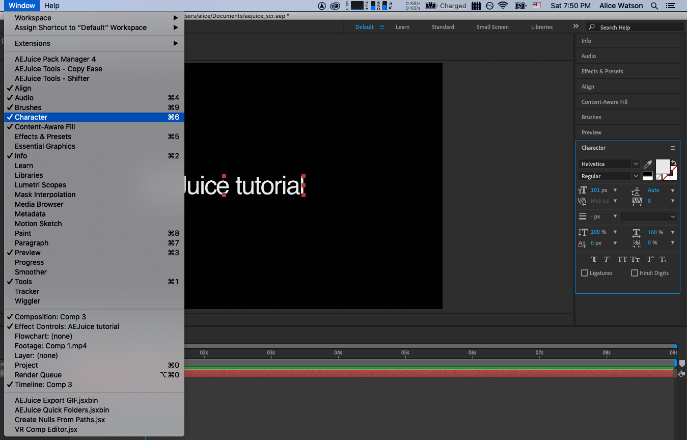 download fonts after effects