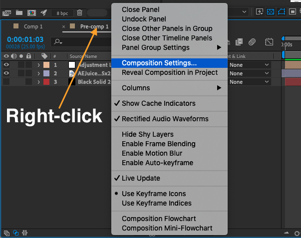 un-precompose after effects download