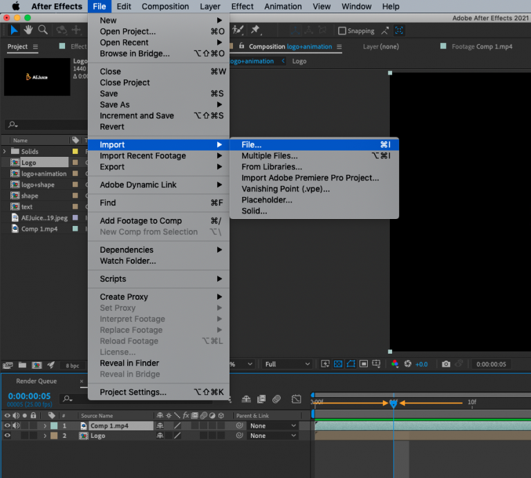 How to freeze frame in after effects aejuice