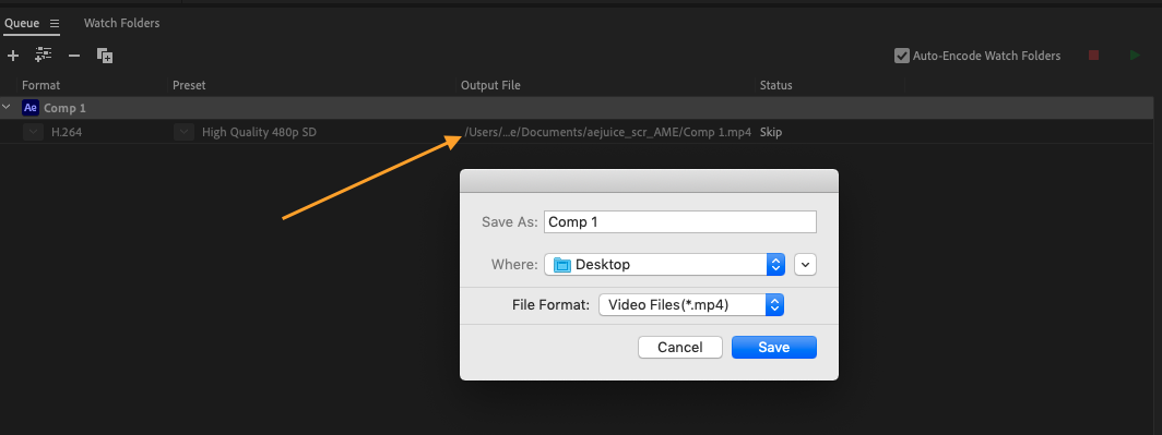 how to download after effect video in mp4 format