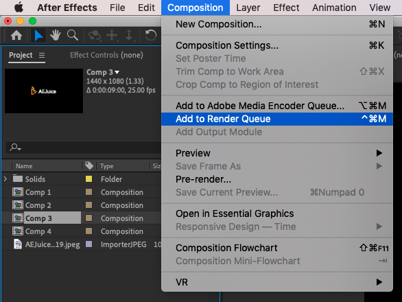 how to download video from after effects