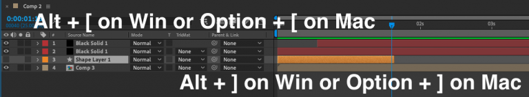 How to split a clip in after effects - AEJuice