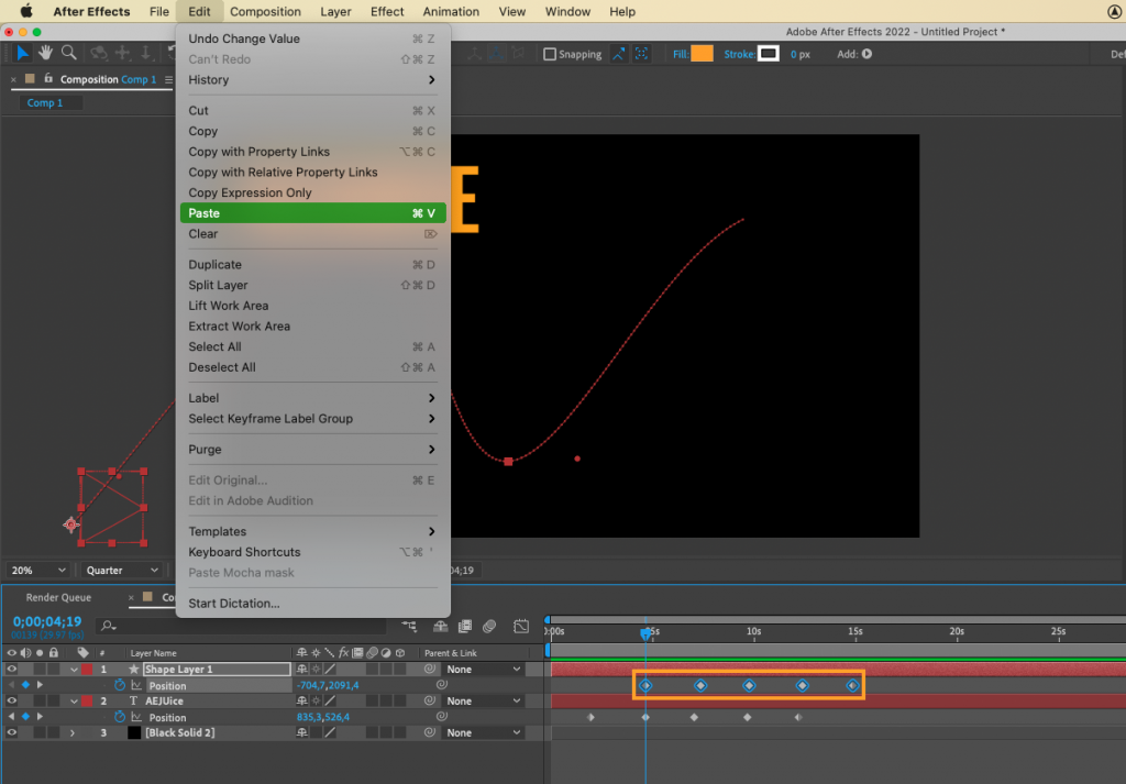 paste multiple keyframes after effects free download