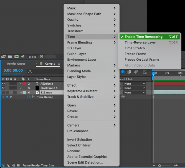 How to slow down a clip in After Effects | aejuice.com