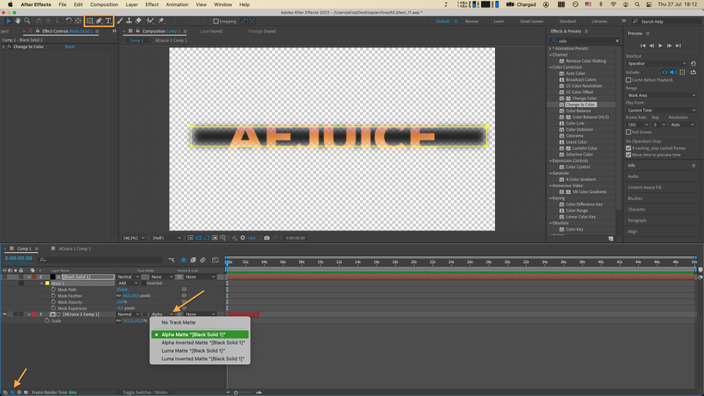 How to split video in After Effects | aejuice.com