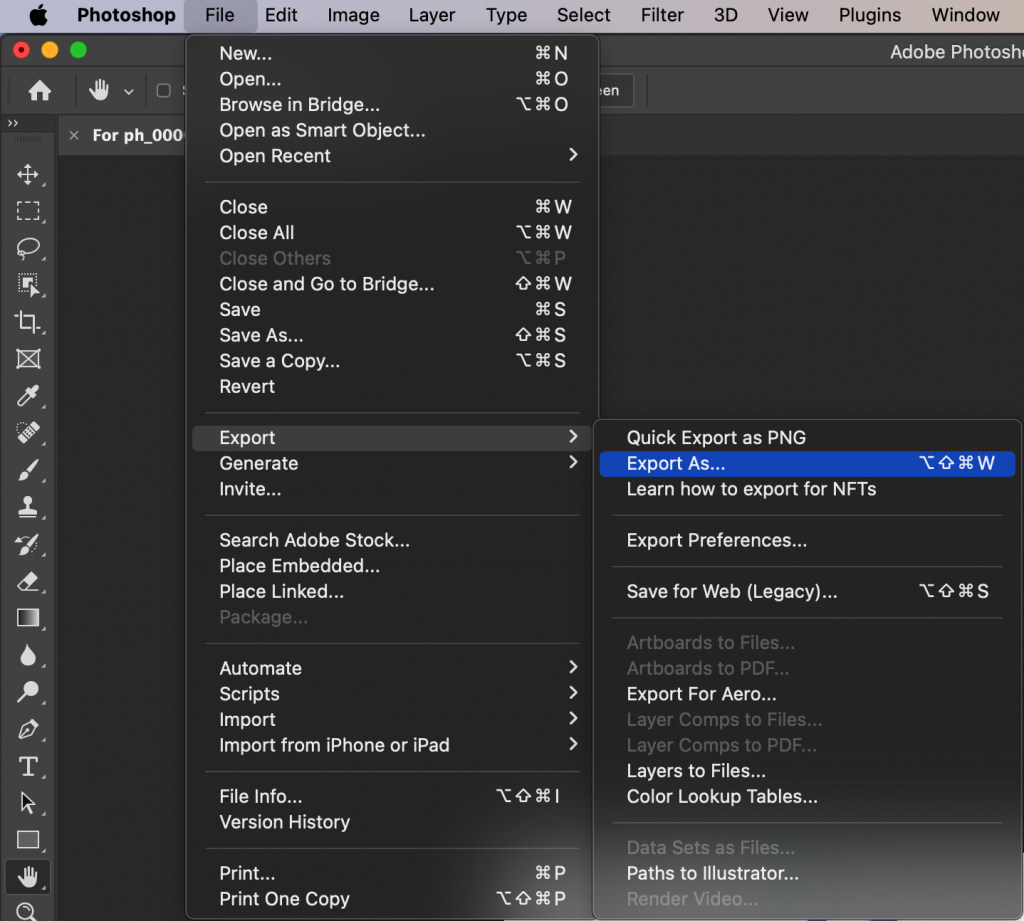 how to add photoshop file in after effects