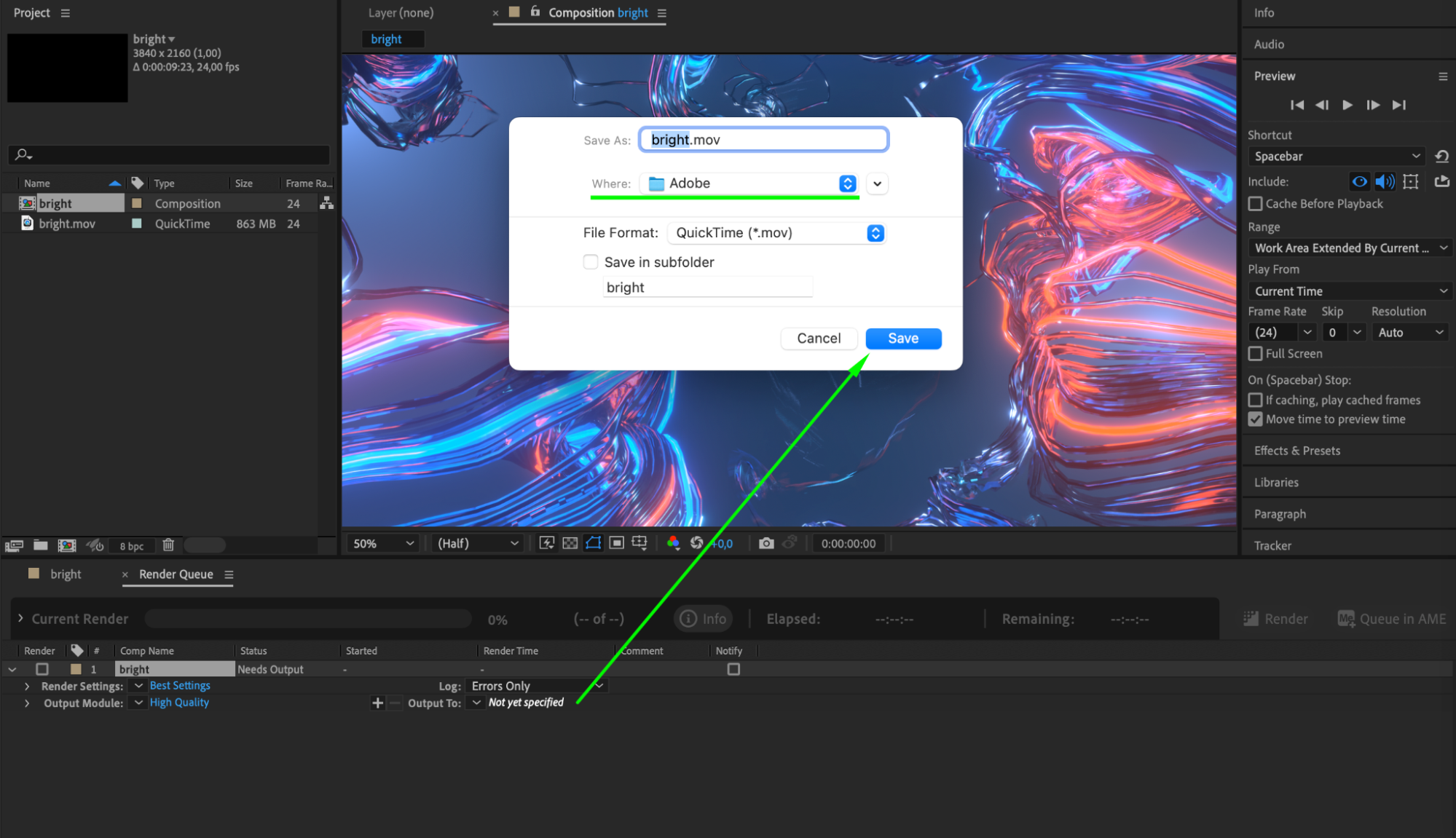 change after effects download location