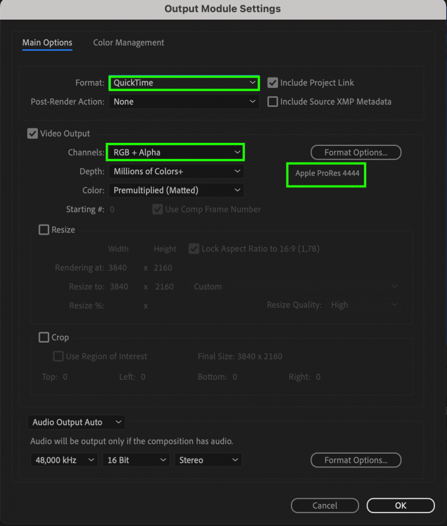 How to add After Effects to iMovie