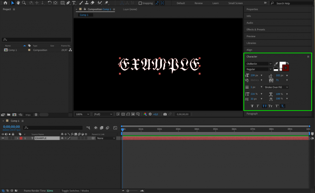 How to import fonts into adobe after effects aejuice